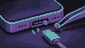 Pixel art of a smartphone charging port repair